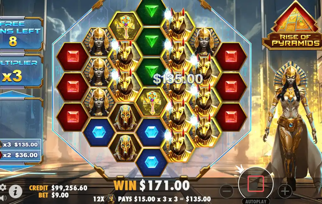 Hipbet Rise of Pyramids oyunu